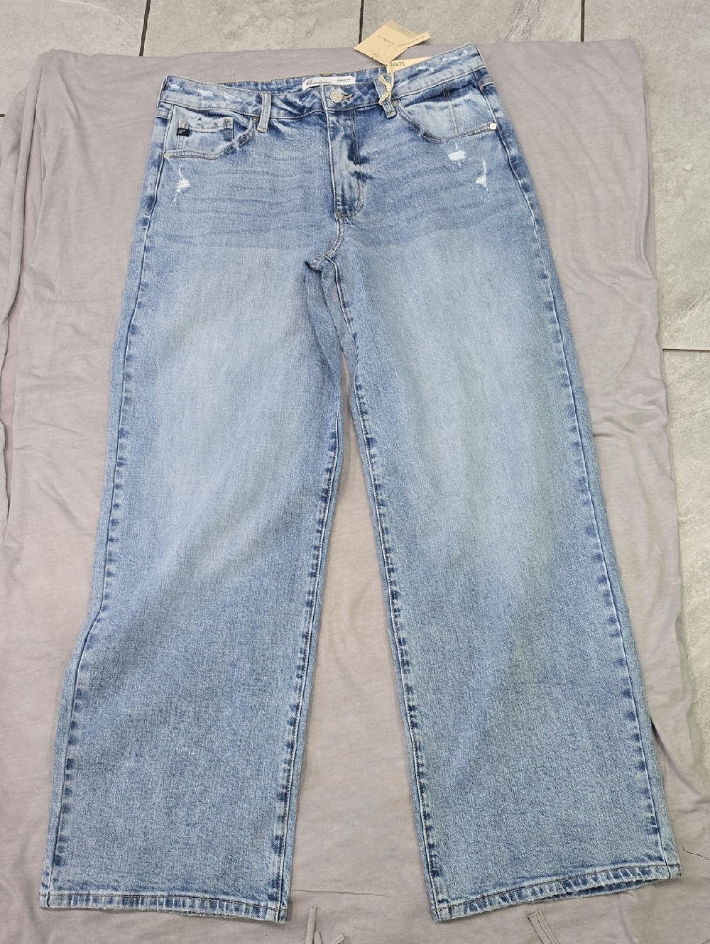 KanCan Light Wash Wide Leg Jeans
